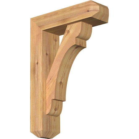 Olympic Craftsman Smooth Bracket W/ Offset Brace, Western Red Cedar, 5 1/2W X 18D X 26H